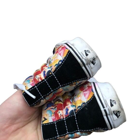 Vans X Disney Unisex Sk8-Hi Multi Princess Print Sneakers Size - Picture 2 of 16